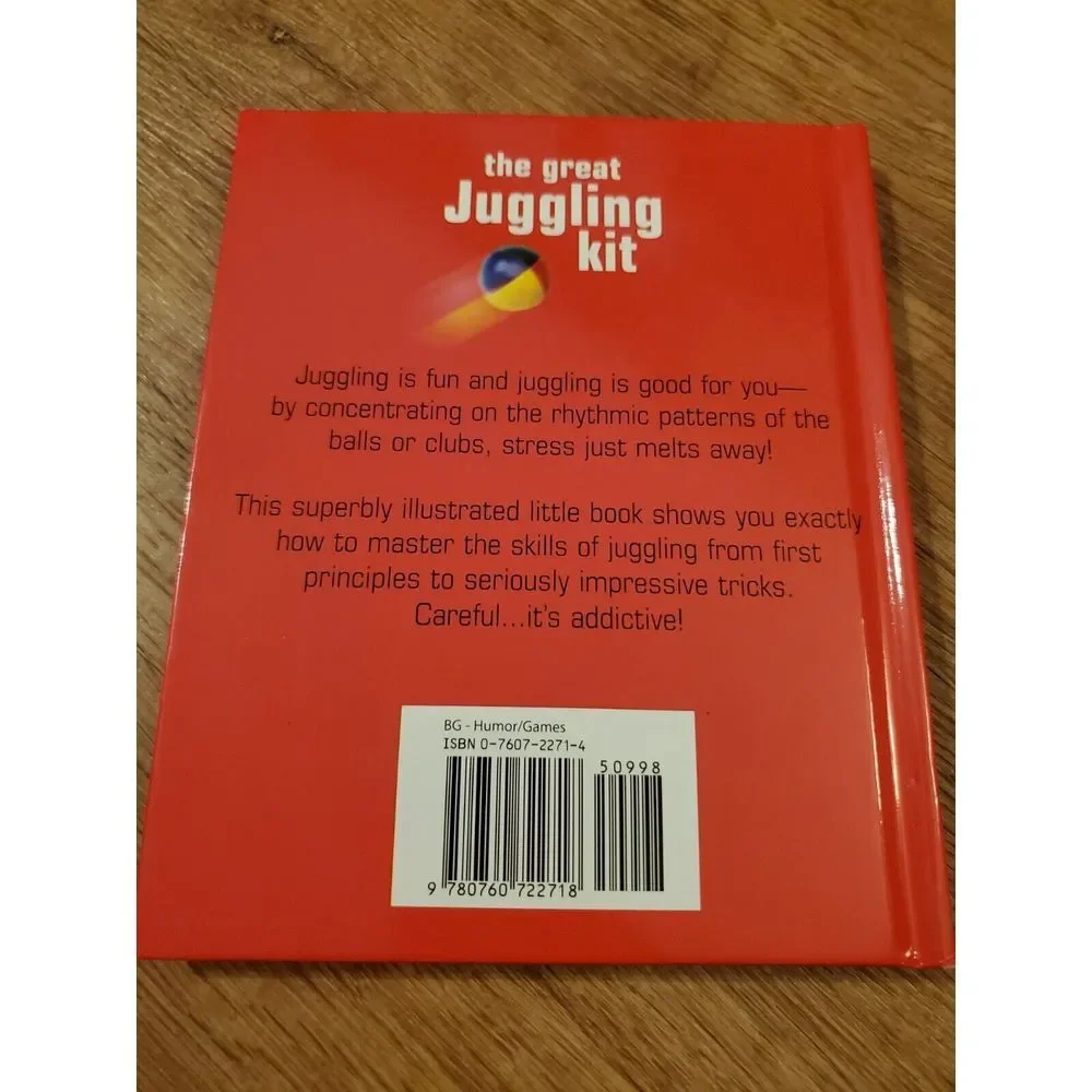 The Great Juggling Kit Hardcover Book Guide Stuart Ashman GUC‎